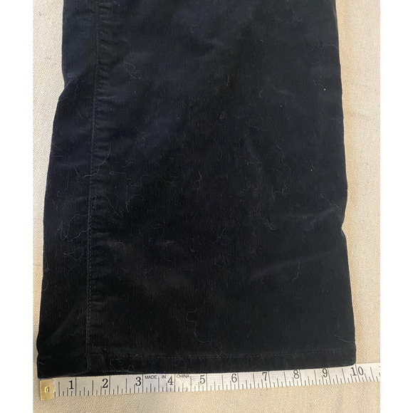 AG Adriano Goldschmied Kora Jeans Womens 28 Wide Leg HIgh Rise Black Corduroy - Picture 14 of 14